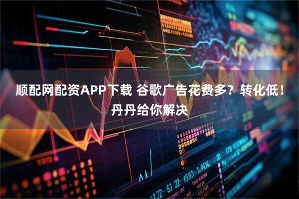 顺配网配资APP下载 谷歌广告花费多？转化低！丹丹给你解决