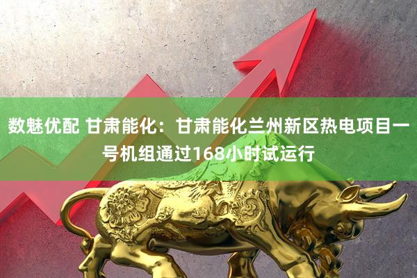 数魅优配 甘肃能化：甘肃能化兰州新区热电项目一号机组通过168小时试运行