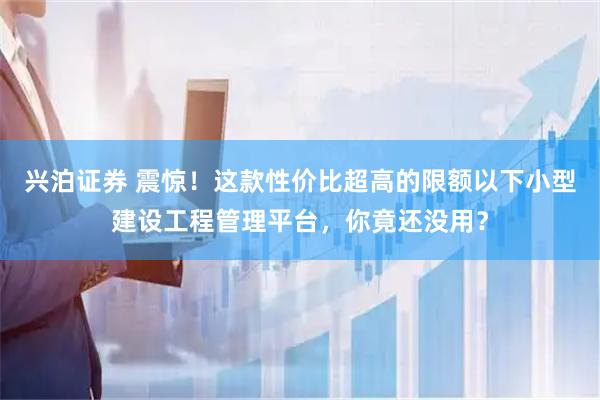 兴泊证券 震惊！这款性价比超高的限额以下小型建设工程管理平台，你竟还没用？